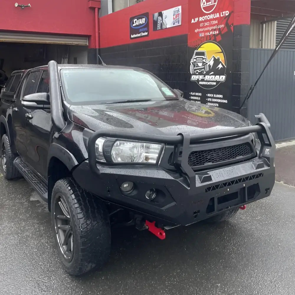 AJF FAB Toyota Hilux N80 4’’ Snorkel - Shipped (calculated at checkout) / Powder Coated Black