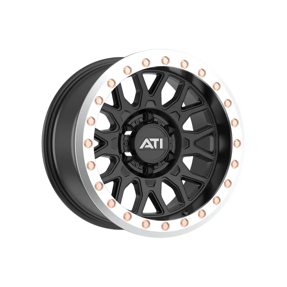 AT-01 Hybrid Beadlock Black Machined Ring Wheels