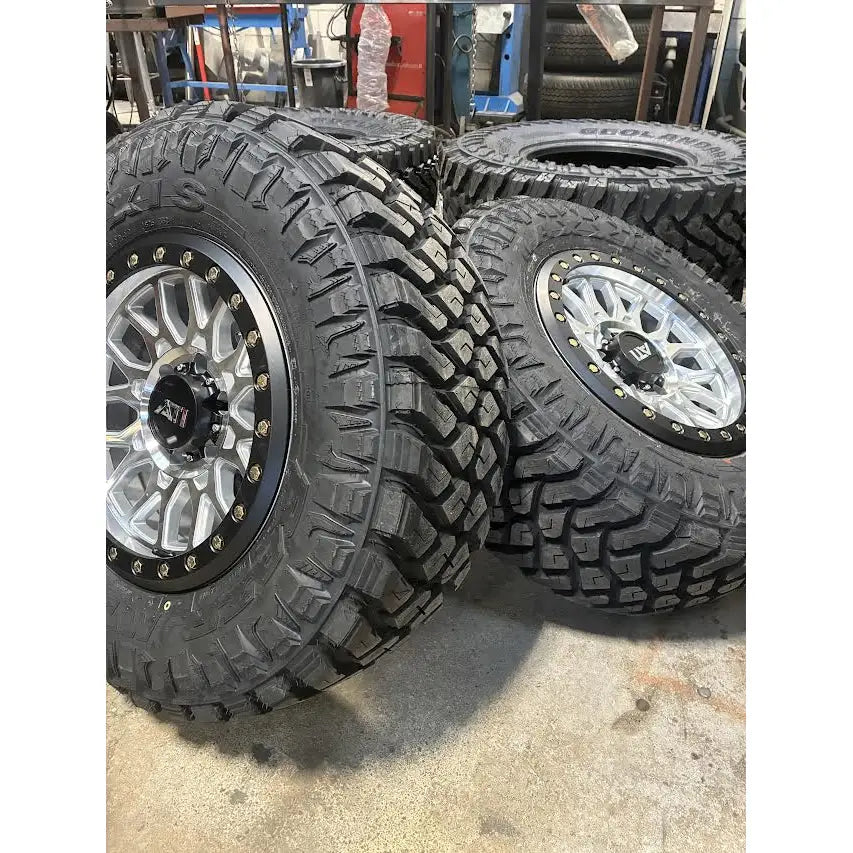 AT-01 HYBRID BEADLOCK MACHINED BLACK RING