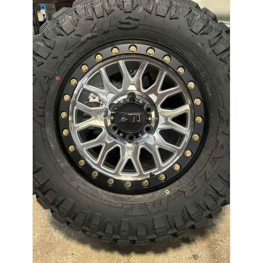 AT-01 HYBRID BEADLOCK MACHINED BLACK RING