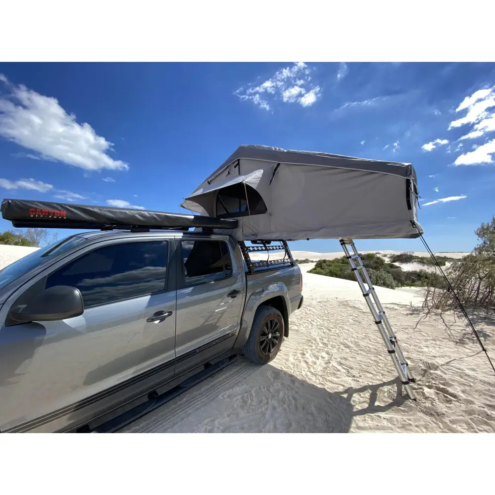 Canyon Off-Road 2 Person Soft Shell Rooftop Tent - Long Style (CAN-200-L)