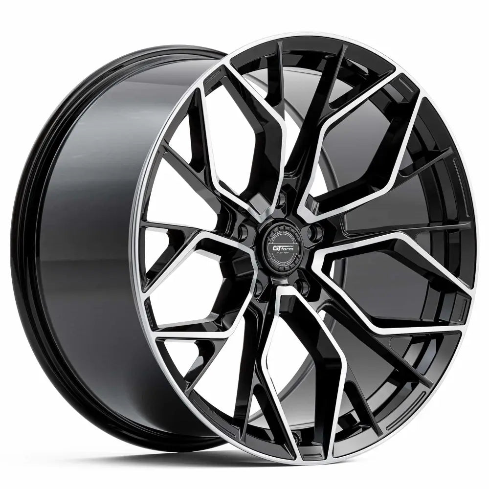 GT Form Marquee Gloss Black Machined Face 18 Inch