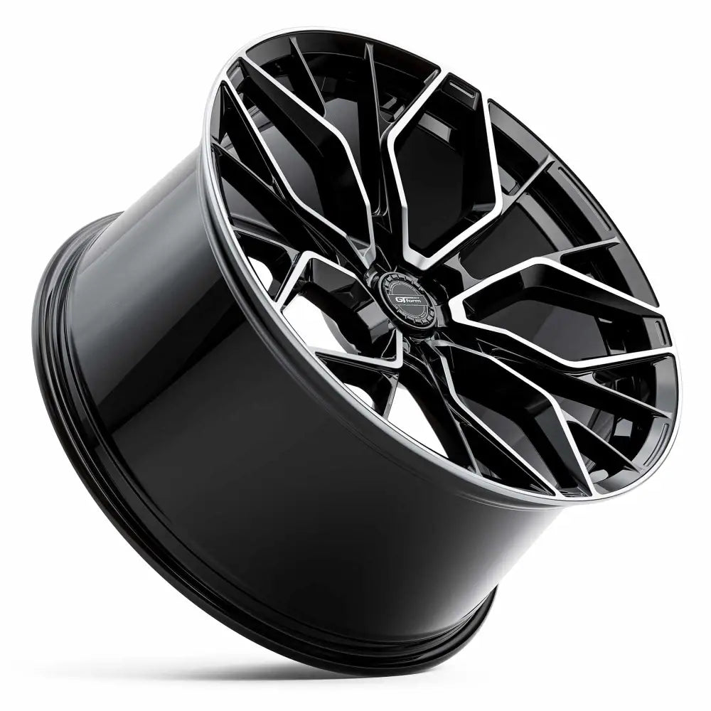 GT Form Marquee Gloss Black Machined Face 18 Inch