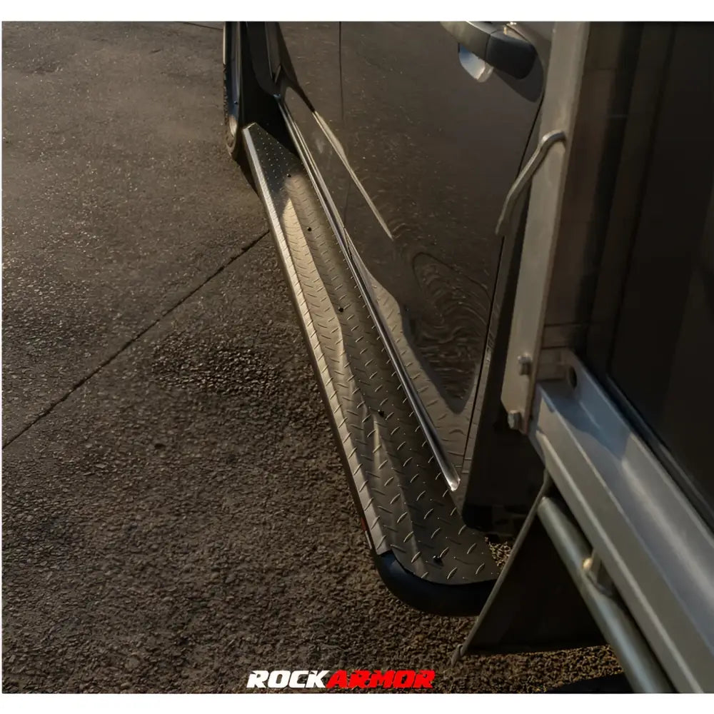 Rockarmor Steel Rockslider Side Steps To Suit Mazda Bt50 Dual Cab/Extra Cab 2012-2020 - Side Steps
