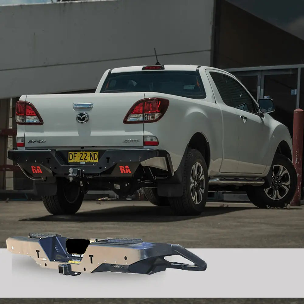 Rockamor Elite Steel Rear Step / Towbar - Mazda Bt50 2011-2020