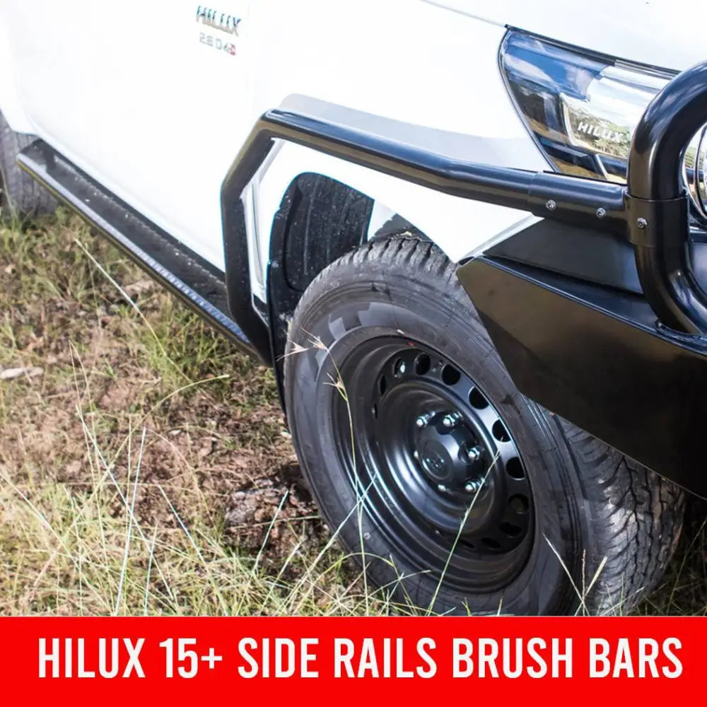 Rockarmor Brushbars - Toyota Hilux Suits Gt Bullbar
