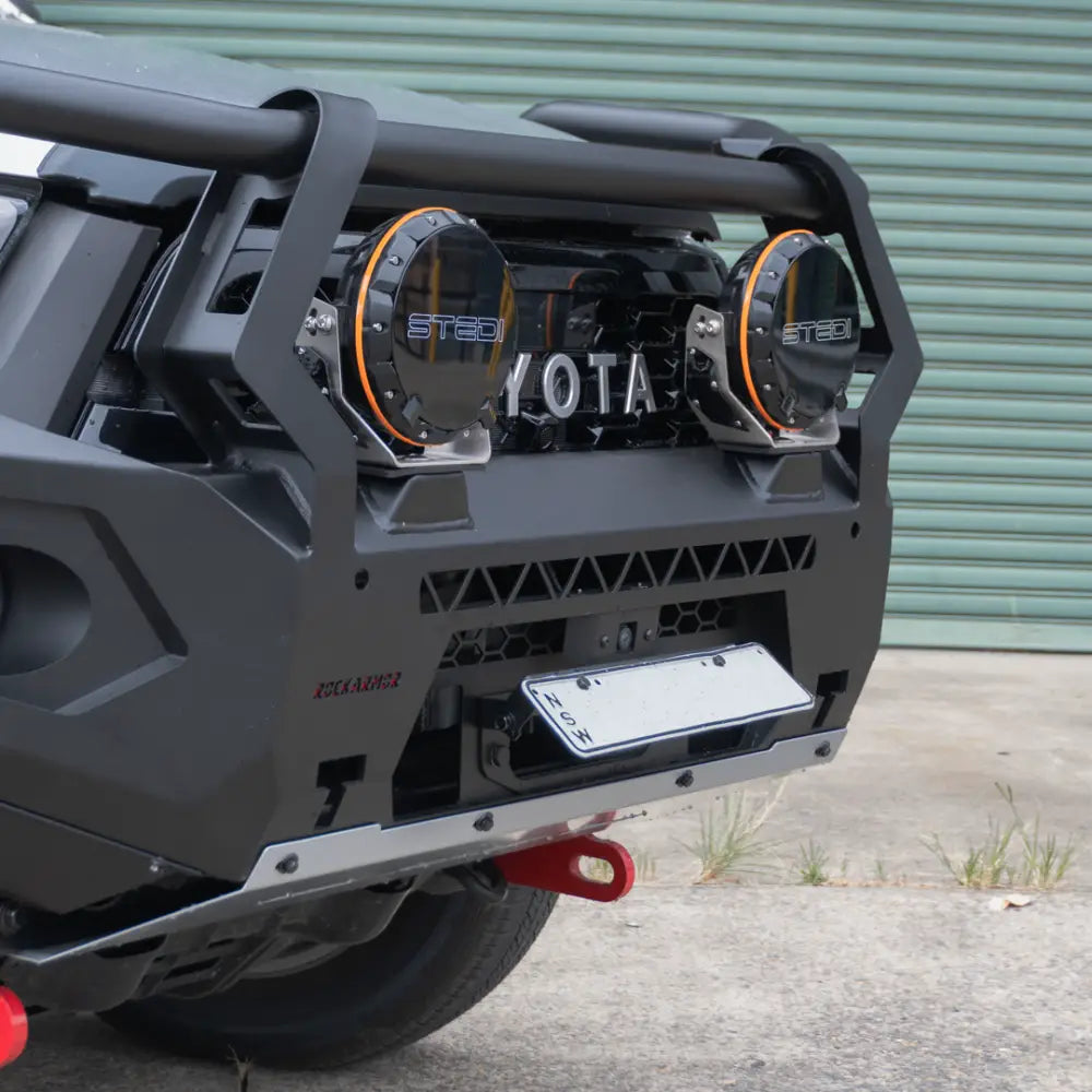 Rockarmor Gt Hoop Bullbar Combo Pack - Toyota Hilux Widebody 2022+ - Winch Bar Combo