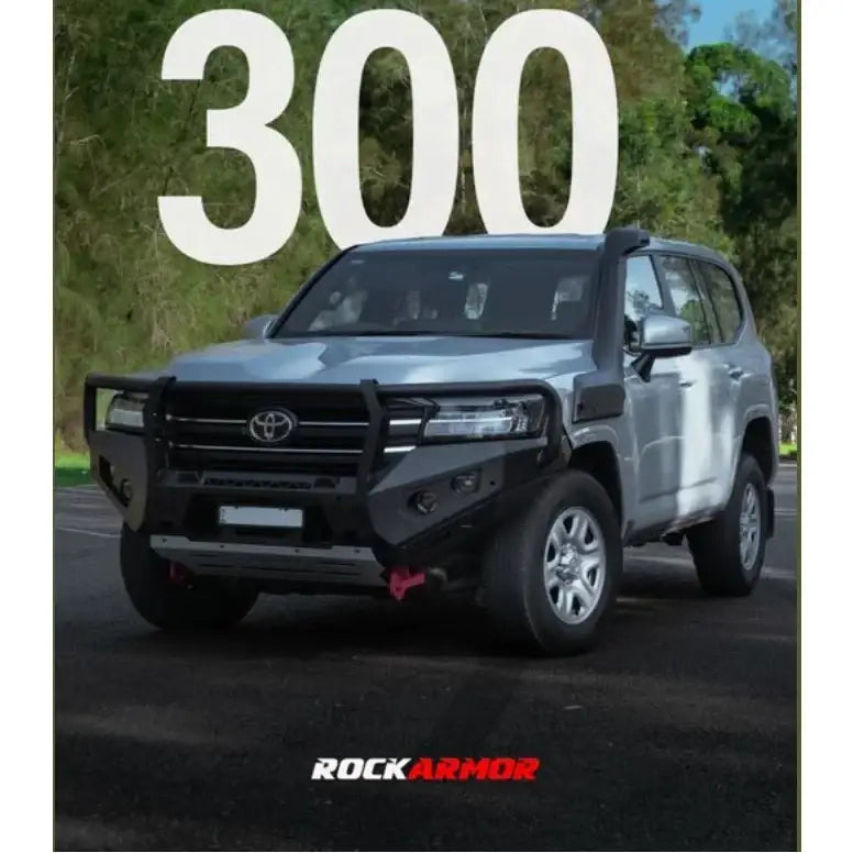 Rockarmor Gt Hoop Steel Bullbar Combo Pack - Toyota 300 2021+ - Winch Bar Combo