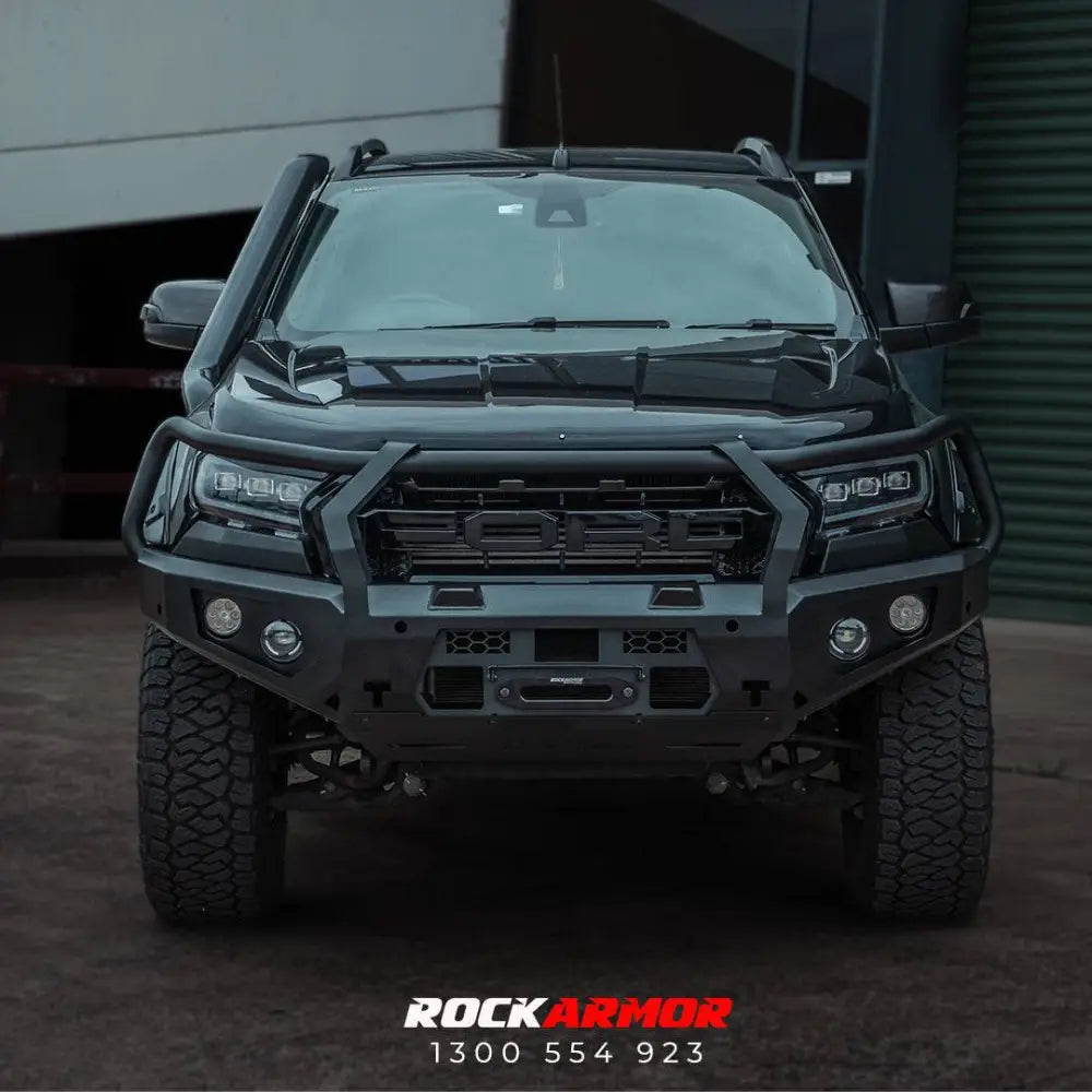 Rockarmor Gt Hoop Steel Bullbar - Ford Ranger Wildtrak (Px 2 & Px 3) (Full Bar Replacement) - Winch Bar