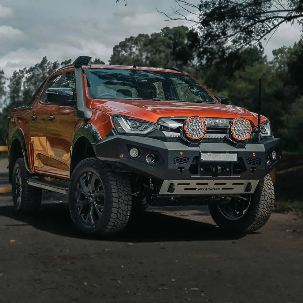 Rockarmor Gt Hoopless Steel Bullbar - Isuzu Dmax08/2020+ (Full Bar Replacement) - Winch Bar