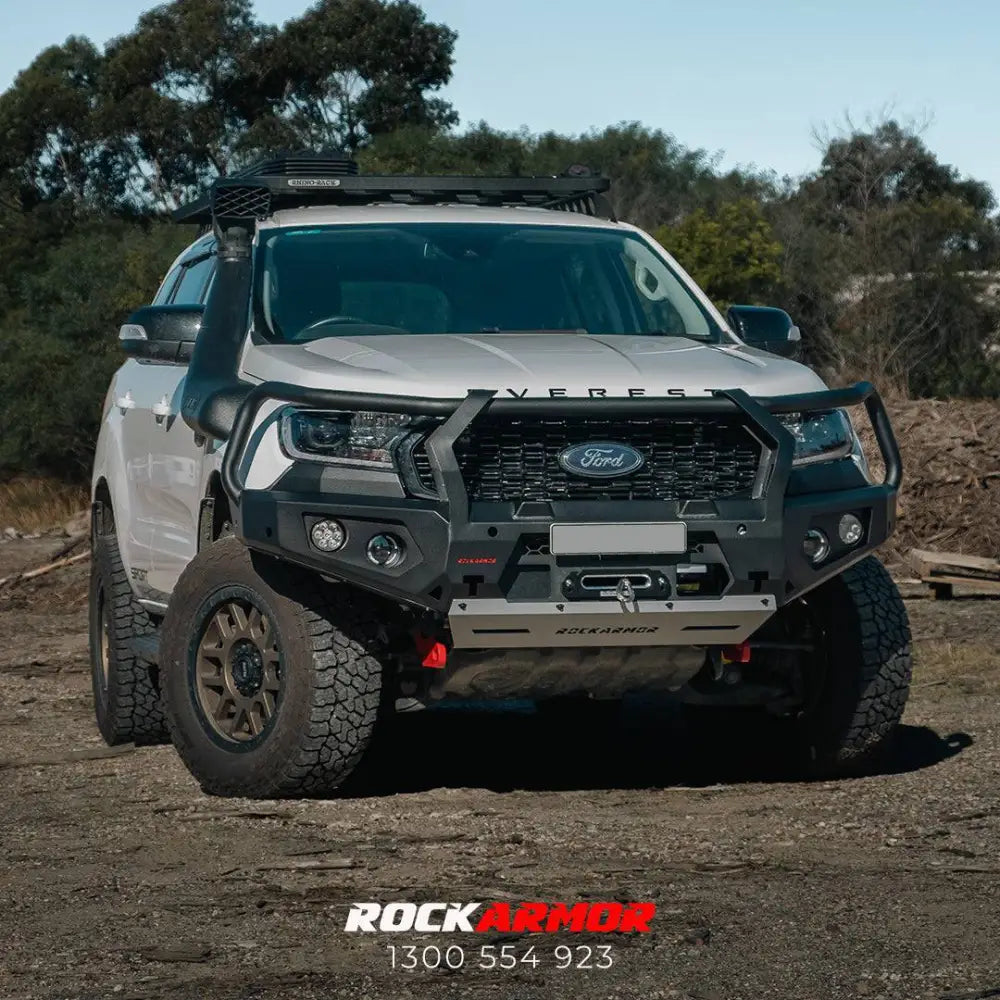 Rockarmor Gt Steel Hoop Bullbar Combo Pack - Ford Ranger PX2 & 3 - Winch Bar Combo