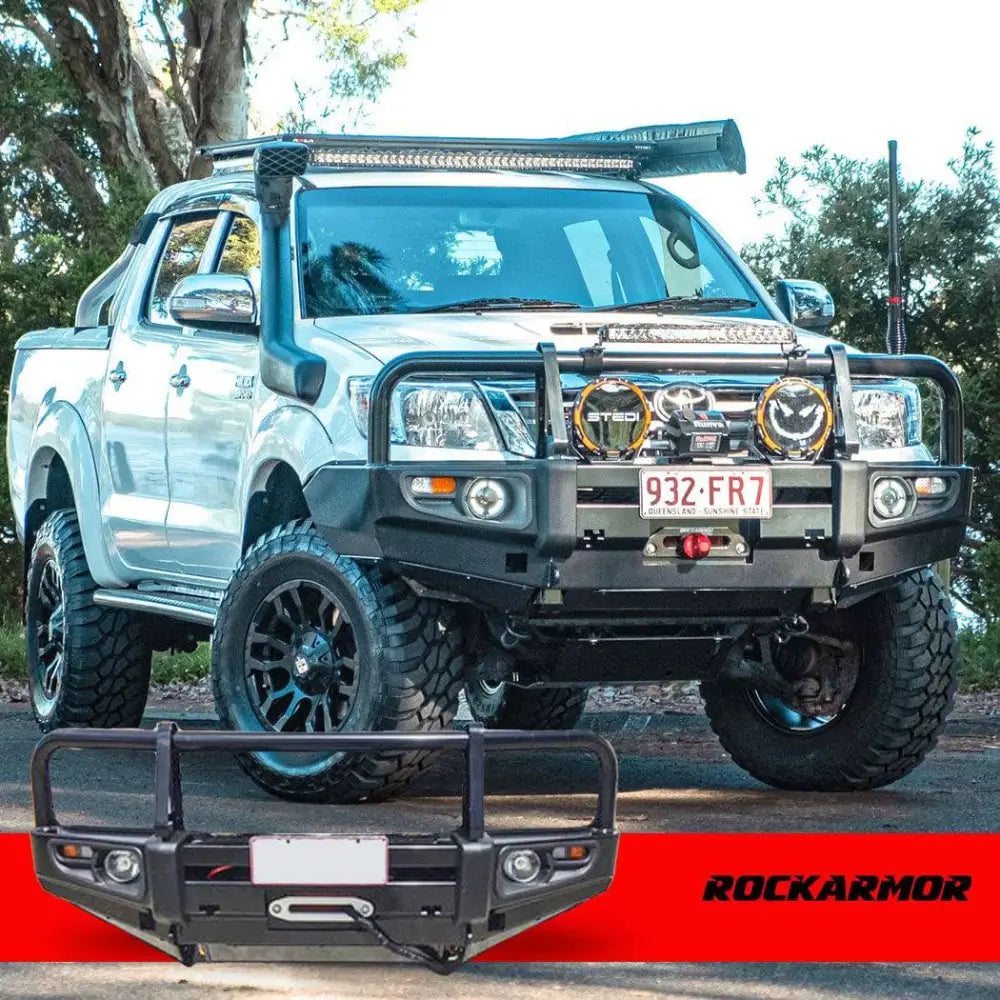 Rockarmor Premium Bullbar Frontal Combo To Suit Toyota Hilux 2011-2015 - Winch Bar Combo