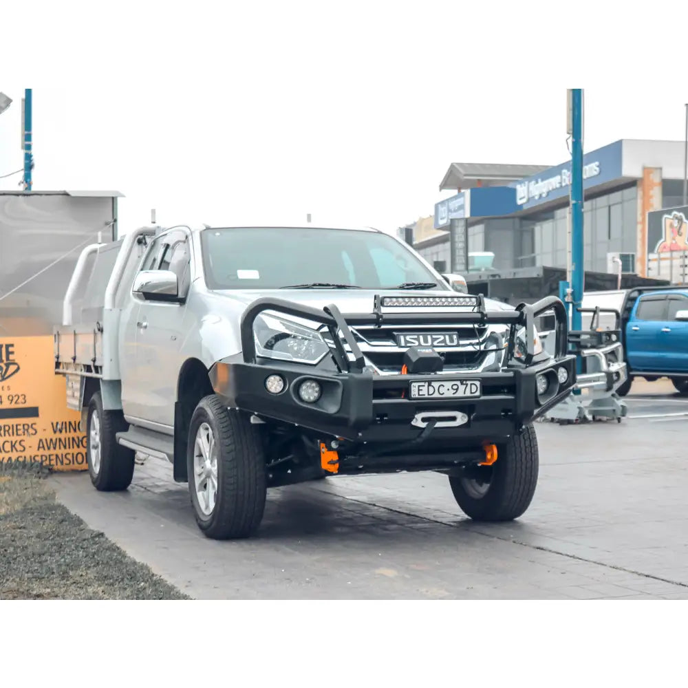 Rockarmor Rock Pack, Isuzu Dmax 01/2017-07/2020 | Elite Hoop Bullbar + Rock Sliders - Rock Pack