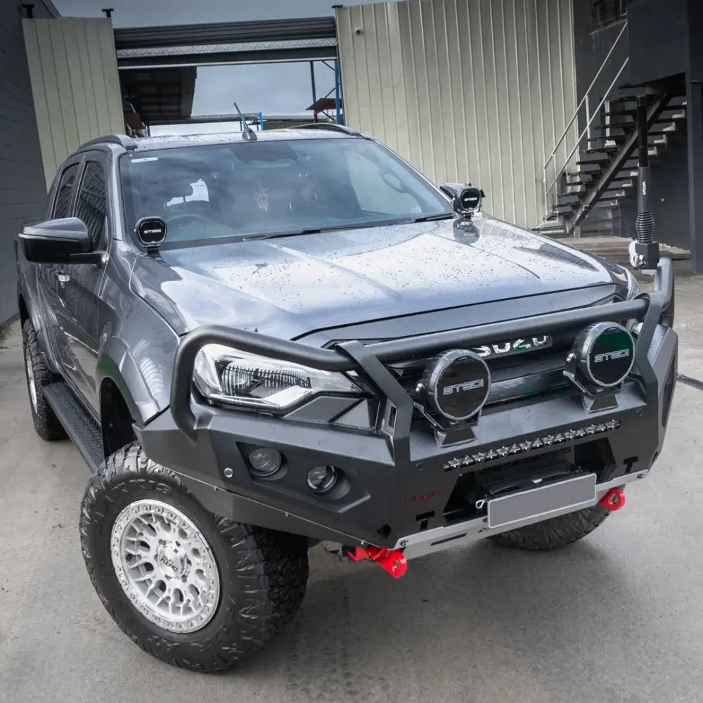 Rockarmor Rock Pack, Isuzu Dmax 2024+ FL | GT Hoop Bullbar + Rock Sliders - Rock Pack