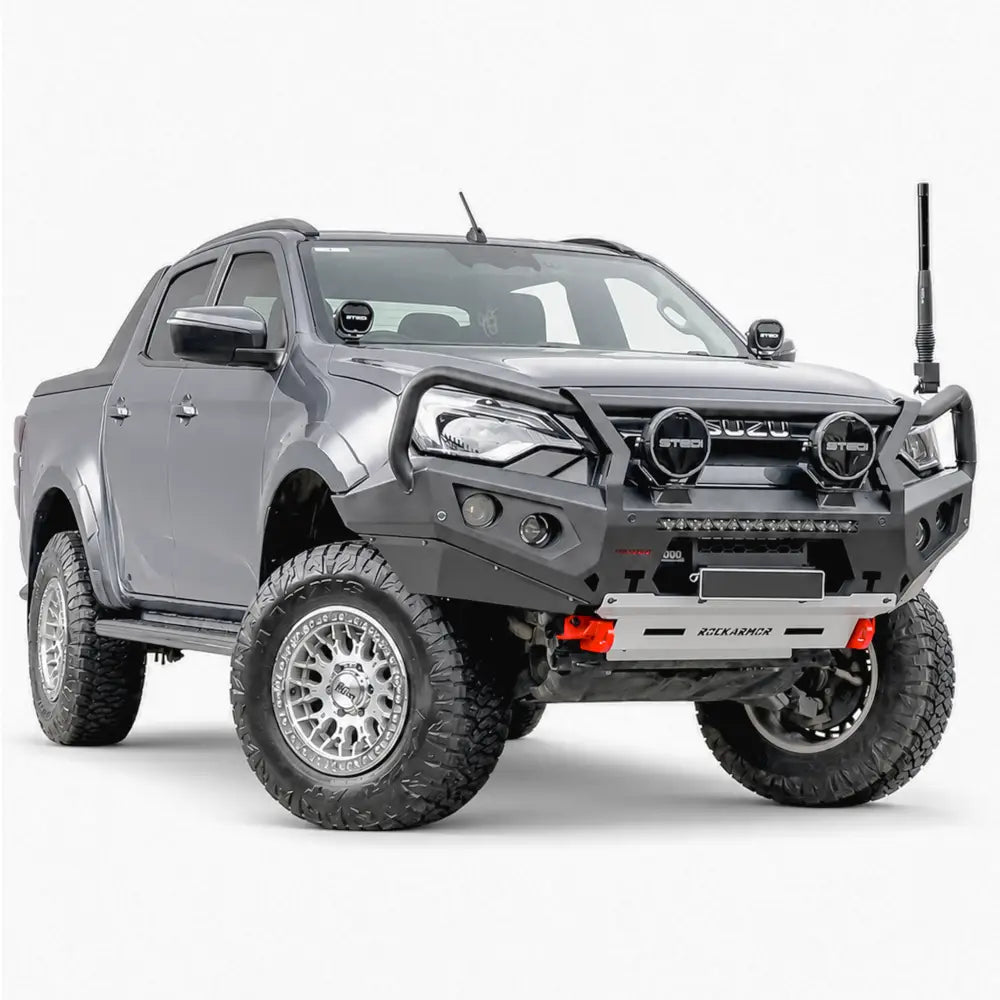 Rockarmor Rock Pack, Isuzu Dmax 2024+ FL | GT Hoop Bullbar + Rock Sliders - Rock Pack