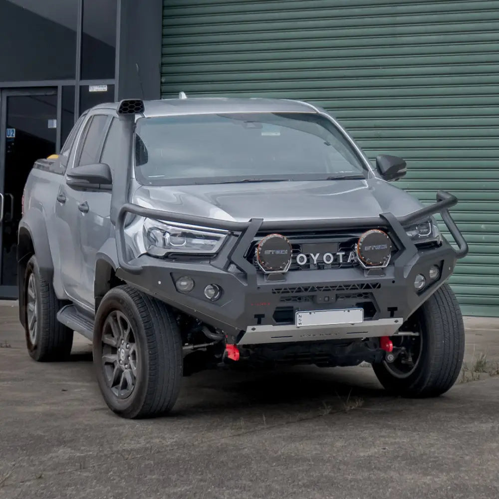 Rockarmor Rock Pack, Toyota Hilux 2022 to Current Widebody | GT Hoop Bullbar + Rock Sliders - Rock Pack