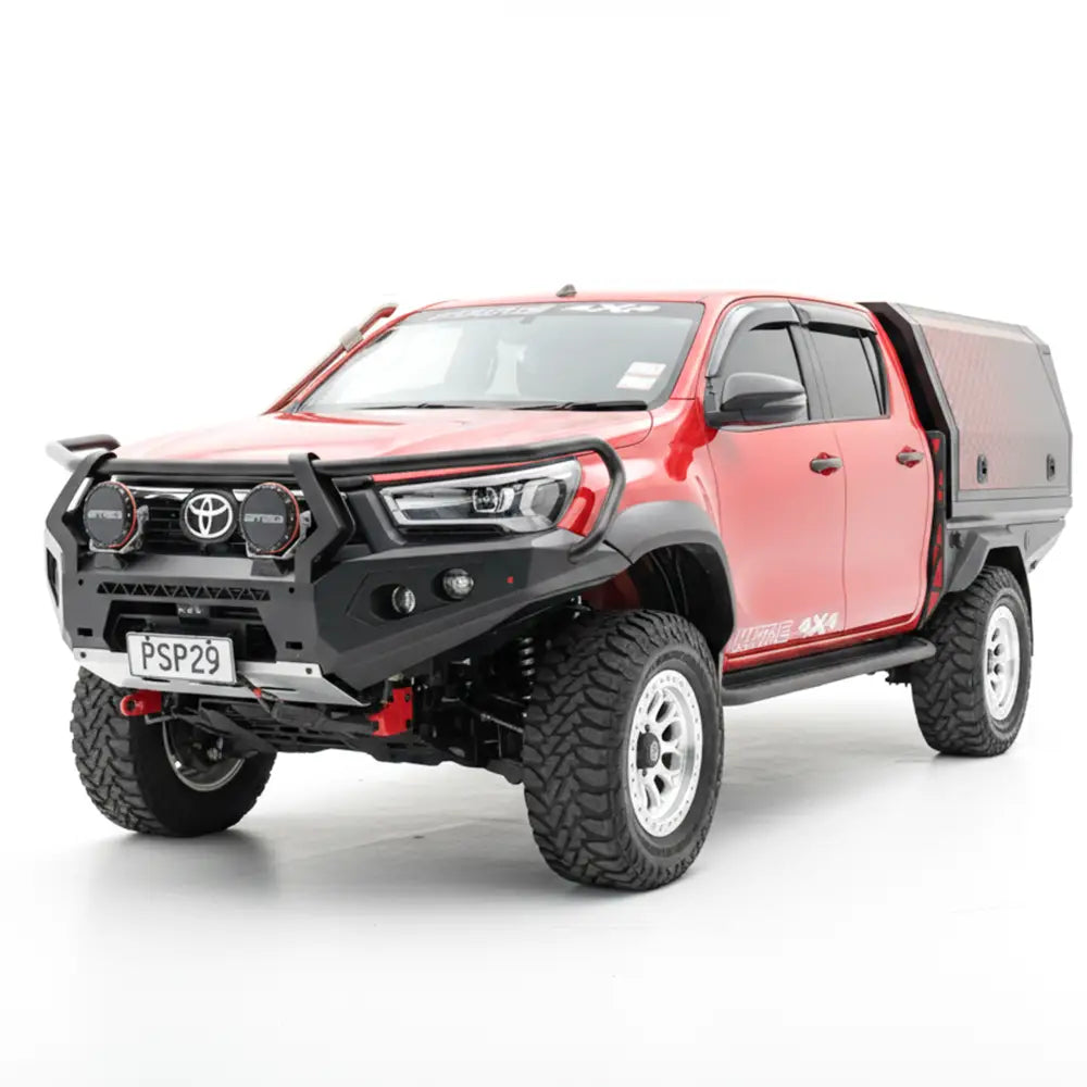 Rockarmor Rock Pack, Toyota Hilux 2022 to Current Widebody | GT Hoop Bullbar + Rock Sliders - Rock Pack
