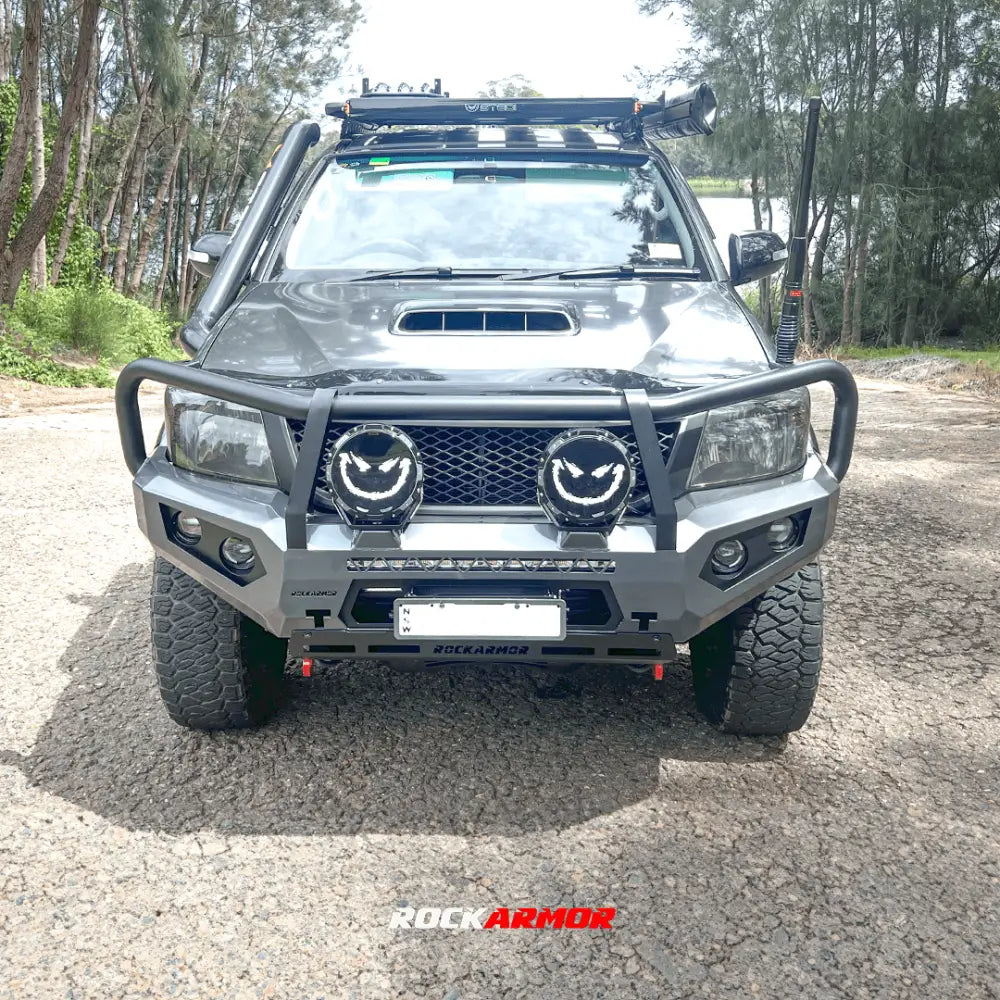 Rockarmor Rock Pack, Toyota Hilux N70 12-15 | GT Hoop Bullbar + Rock Sliders - Rock Pack