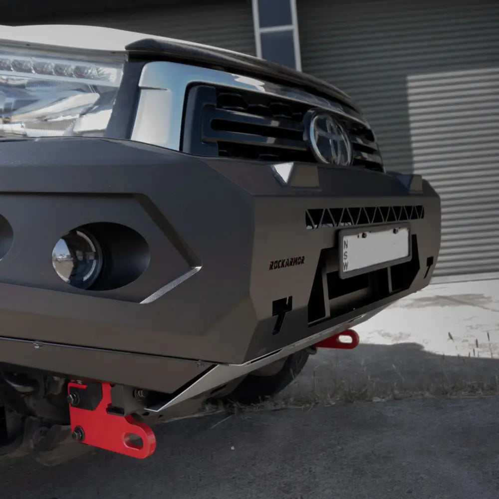 Rockarmor Rock Pack, Toyota Hilux N80 Bullbar 2015 -2020 | GT Hoopless Bullbar + Rock Sliders - Rock Pack