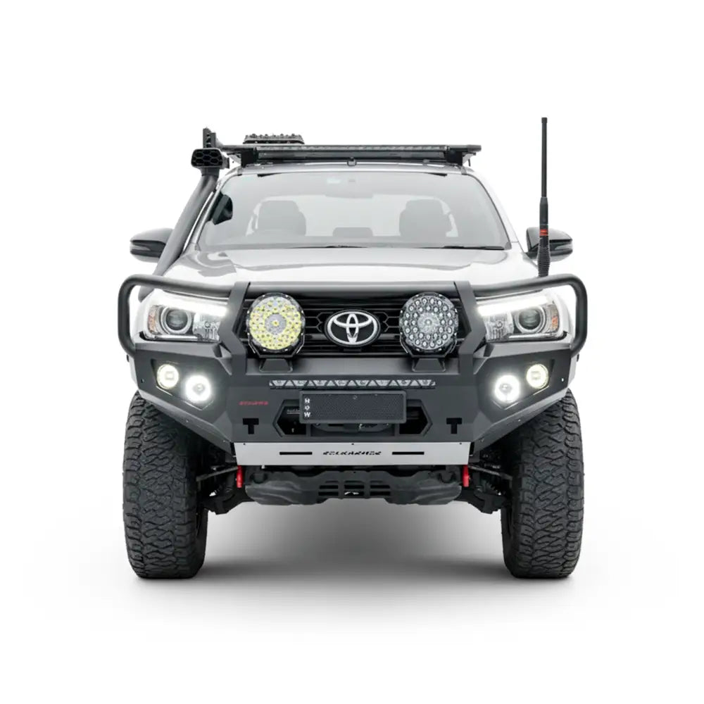Rockarmor Rock Pack, Toyota Hilux N80 Bullbar 2015 -2020 | GT Hoop Bullbar + Rock Sliders - Rock Pack