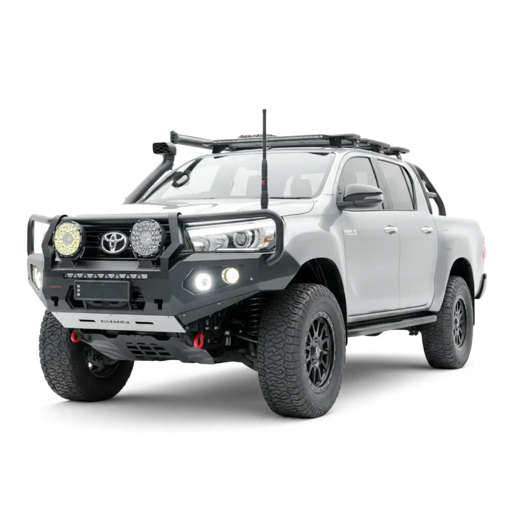 Rockarmor Rock Pack, Toyota Hilux N80 Bullbar 2015 -2020 | GT Hoop Bullbar + Rock Sliders - Rock Pack