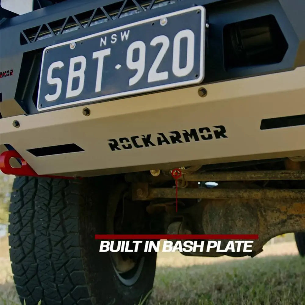 Rockarmor Rock Pack, Toyota Landcruiser 79 03/2007 - 11/2023 | GT Hoop Bullbar + Rock Sliders - Rock Pack