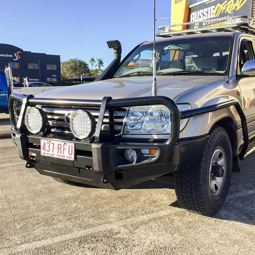 Rockarmor Premium Steel Bullbar - Toyota Landcruiser Fj100 Ifs 1998-2007 (Full Bar Replacement) And Lexus