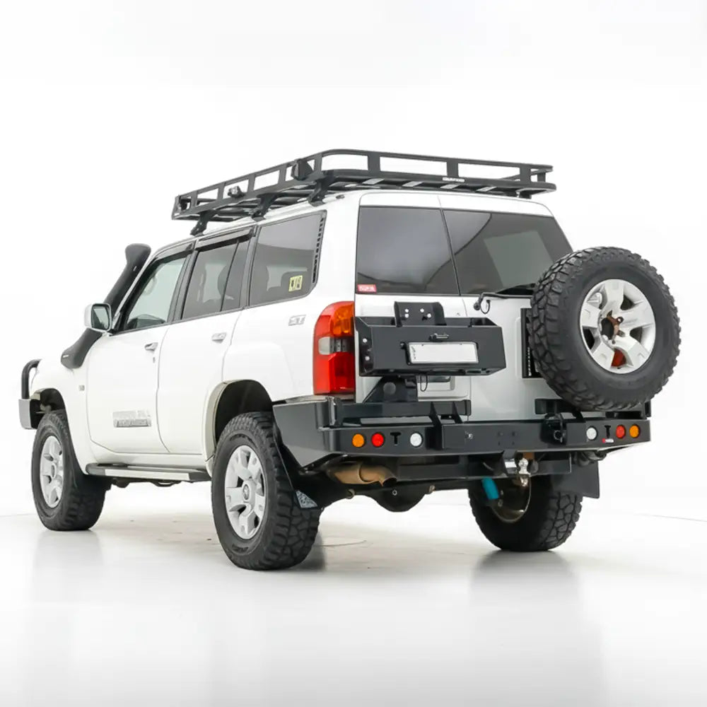 Rockarmor Steel Dual Wheel Carrier - Nissan Patrol Y61 Gu4 2004 - 2016 Models