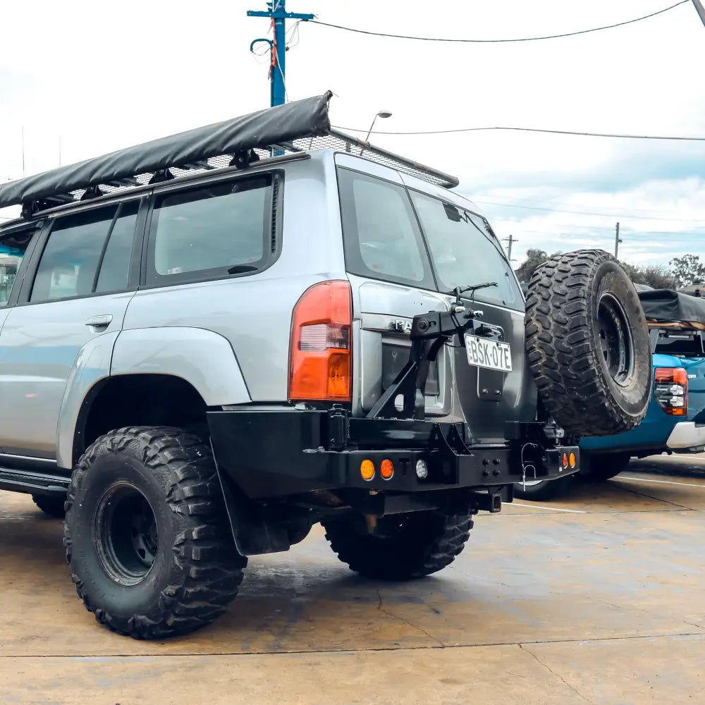 Rockarmor Steel Dual Wheel Carrier - Nissan Patrol Y61 Gu4 2004 - 2016 Models