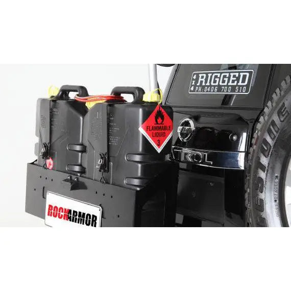 Rockarmor Steel Dual Wheel Carrier - Toyota Landcruiser Fj100 1998-2007 And Lexus 470