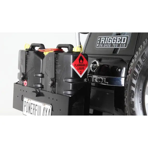 Rockarmor Steel Dual Wheel Carrier - Toyota Landcruiser Fj80 1992-1997