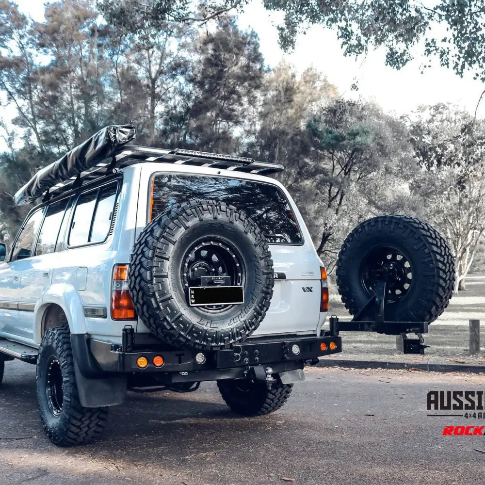 Rockarmor Steel Dual Wheel Carrier - Toyota Landcruiser Fj80 1992-1997