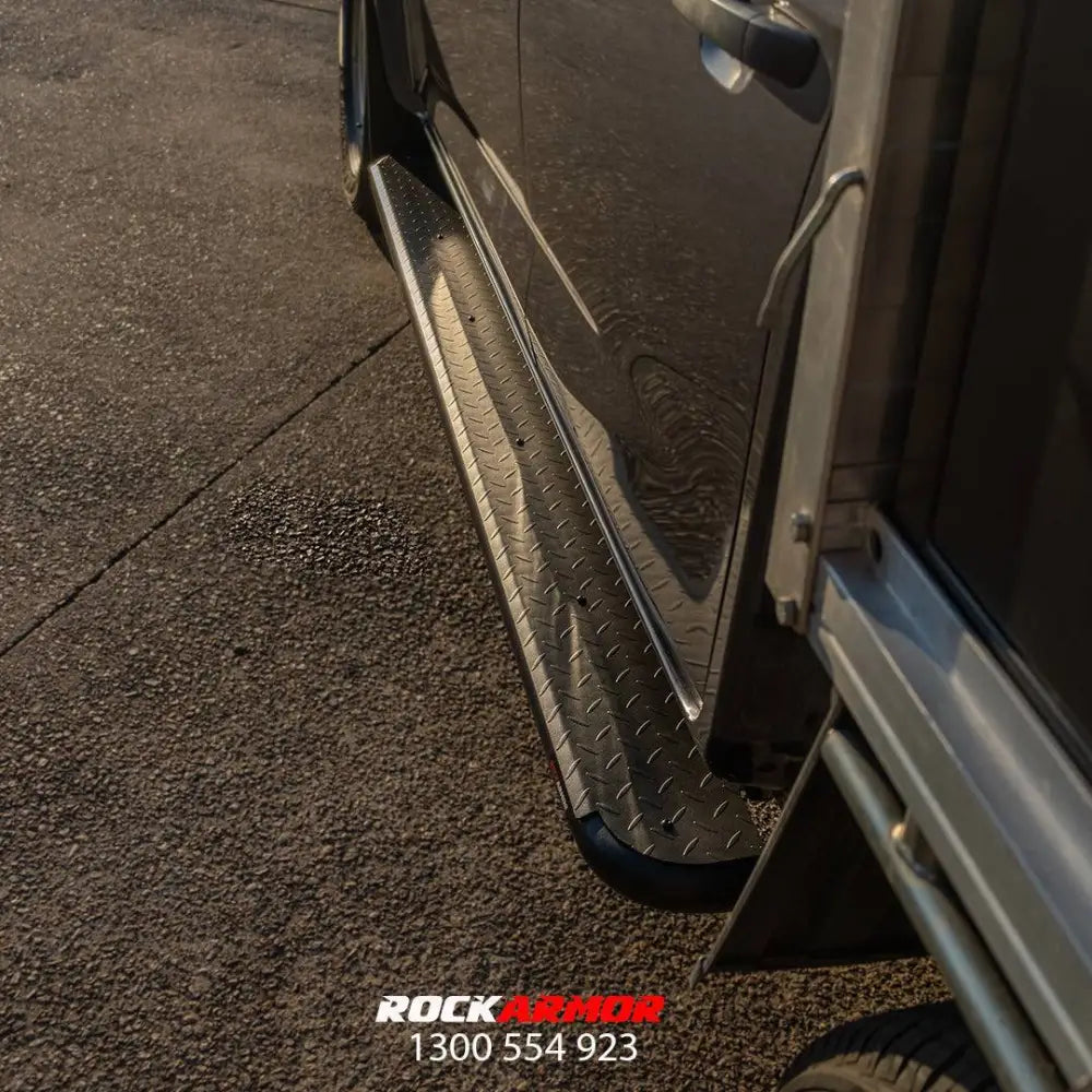Rockarmor Steel Rockslider Side Steps - Isuzu Dmax 08/20+