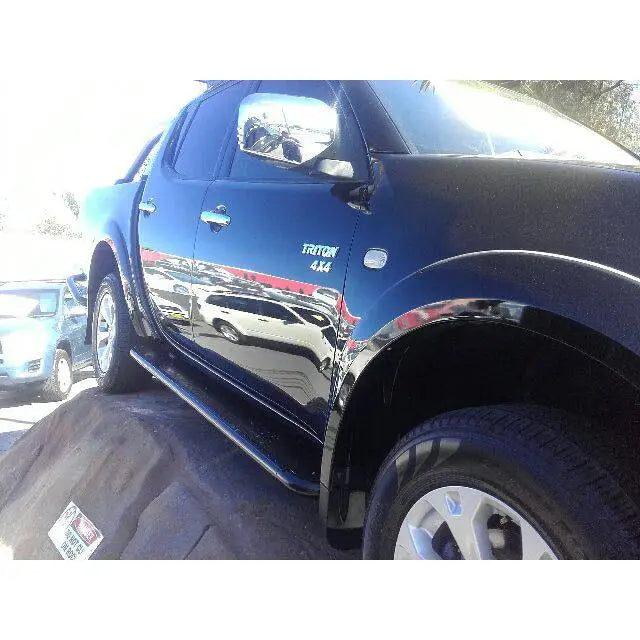 Rockarmor Steel Rockslider Side Steps - Mitsubishii Triton ML/MN 2006 - 2015