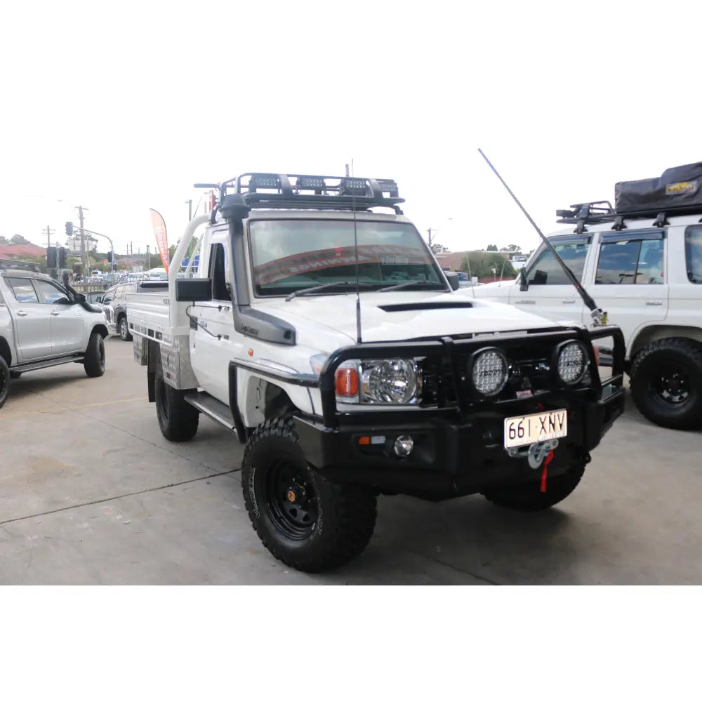 Rockarmor Steel Rockslider Side Steps - Toyota Landcruiser 76 Series / 79 Series 2007-2018 2 Door