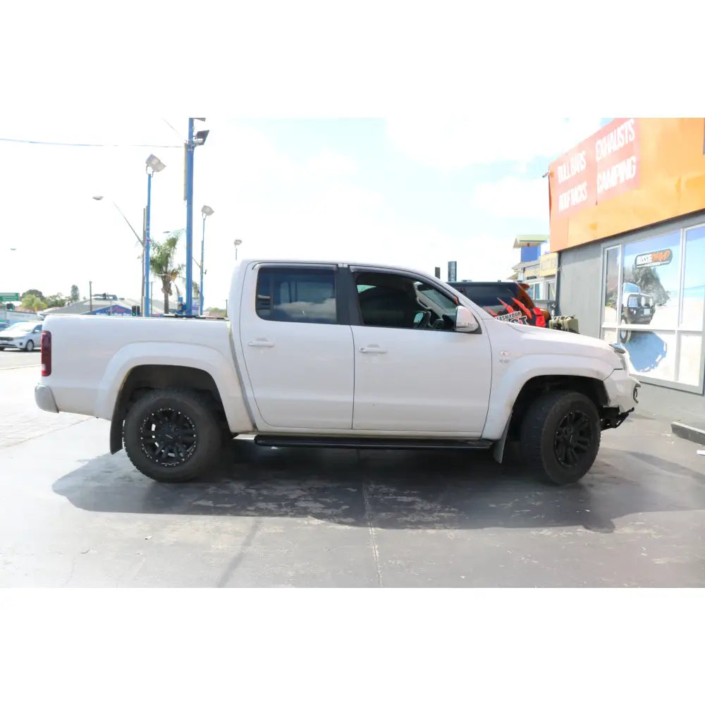 Rockarmor Steel Rockslider Side Steps - Vw Amorok 2010 To Current