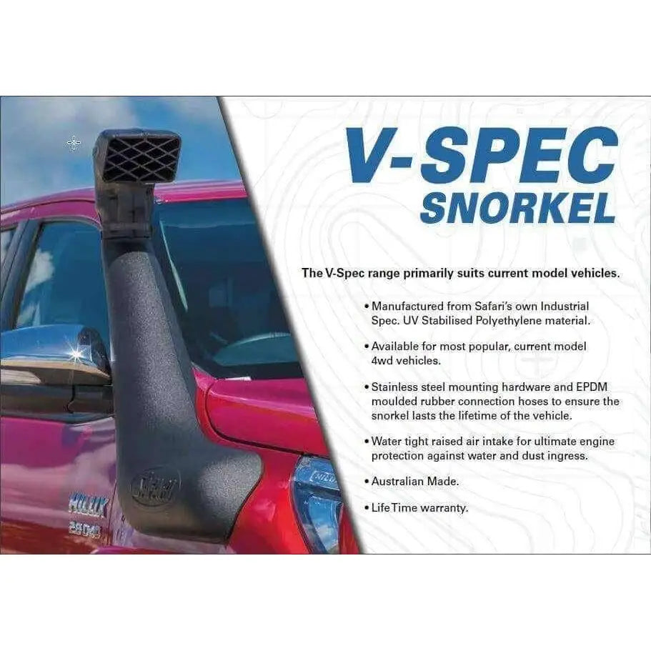Safari V-Spec Snorkel to suit Toyota Landcruiser 80 Series - Snorkel