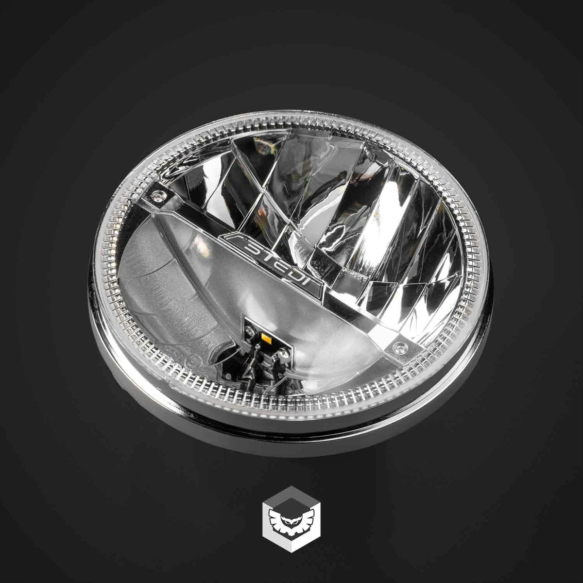 STEDI Homage 7 Inch LED Headlight - Chrome (5700k)