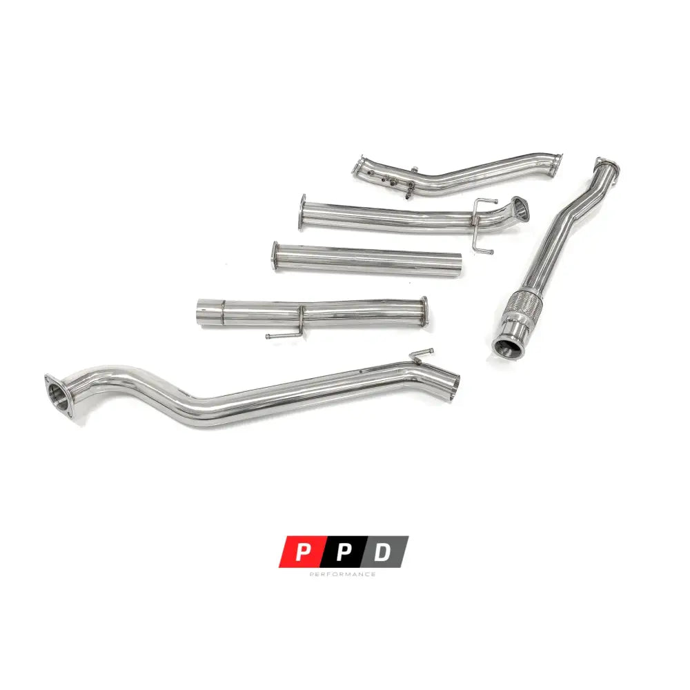 Toyota Hilux (2015+) N80 GUN 2.8L & 2.4L TD 3’’ Stainless Turbo-back Exhaust - Exhaust