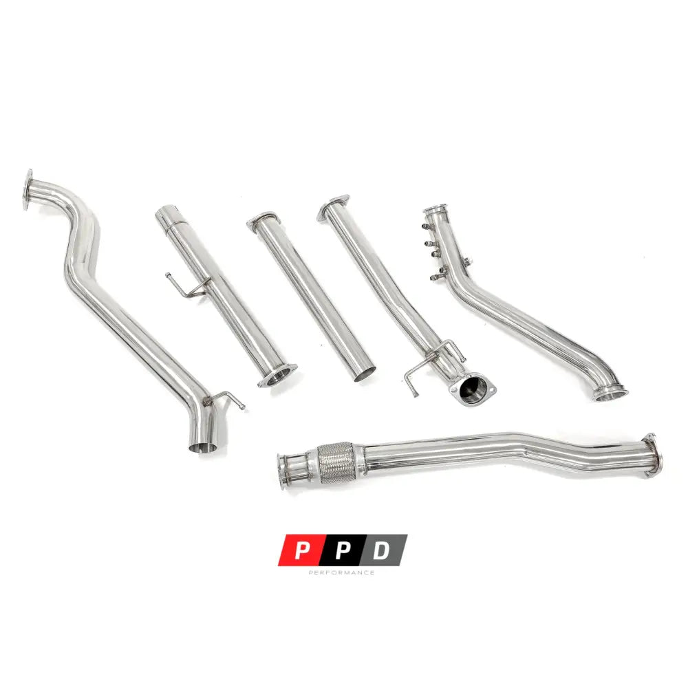 Toyota Hilux (2015+) N80 GUN 2.8L & 2.4L TD 3’’ Stainless Turbo-back Exhaust - Exhaust