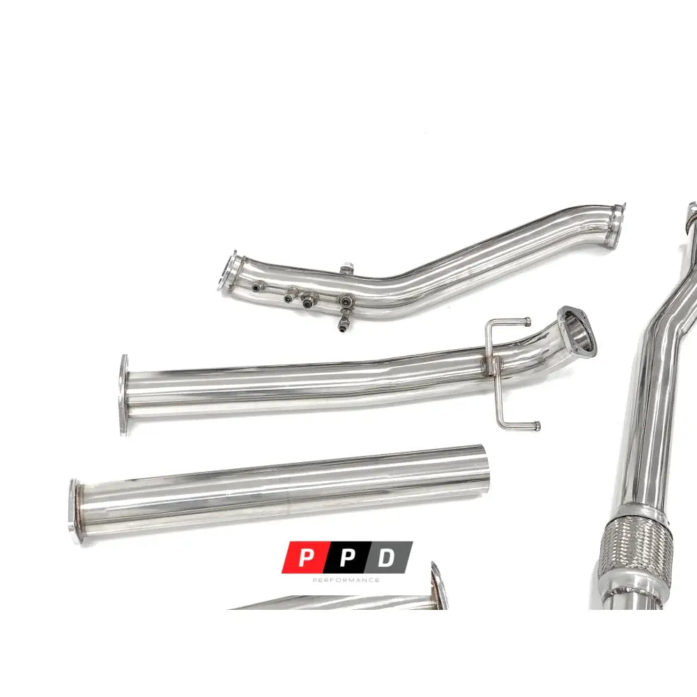 Toyota Hilux (2015+) N80 GUN 2.8L & 2.4L TD 3’’ Stainless Turbo-back Exhaust - Exhaust
