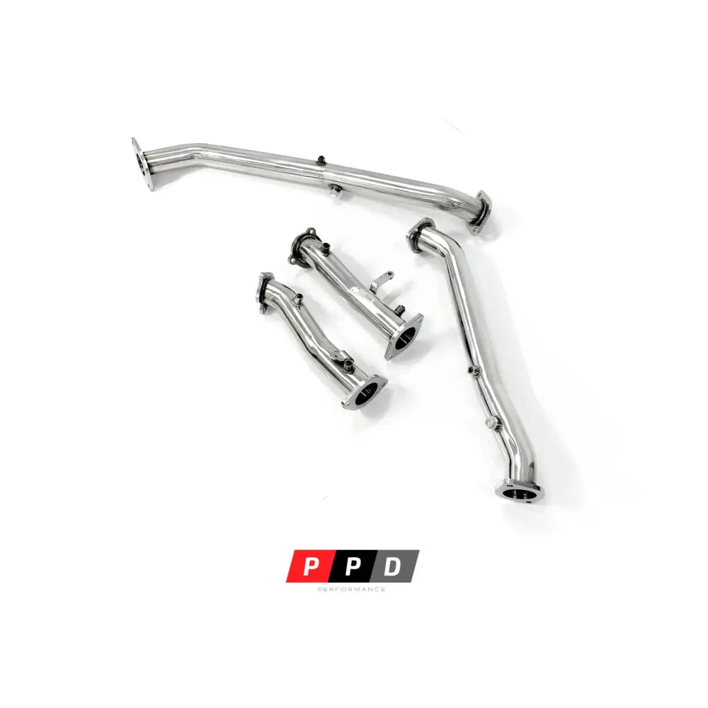 Toyota Landcruiser 200 Series (2015+) Stainless DPF-Delete Pipes - Exhaust