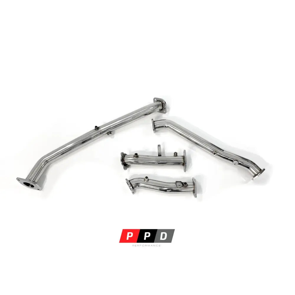 Toyota Landcruiser 200 Series (2015+) Stainless DPF-Delete Pipes - Exhaust