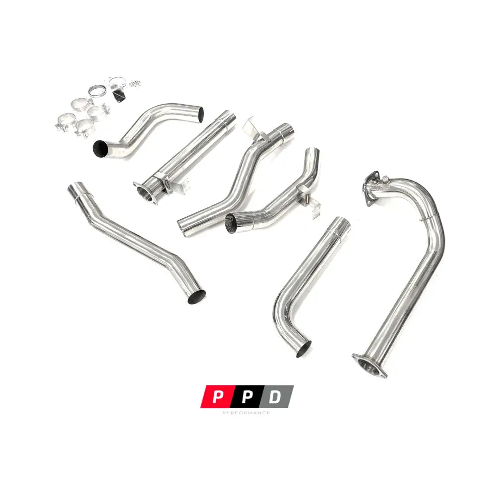 Toyota Landcruiser 78 Series (1999-2007) Troop carrier 1HD 4.2 TD 3’’ Stainless Steel Turbo Back Exhaust - Exhaust