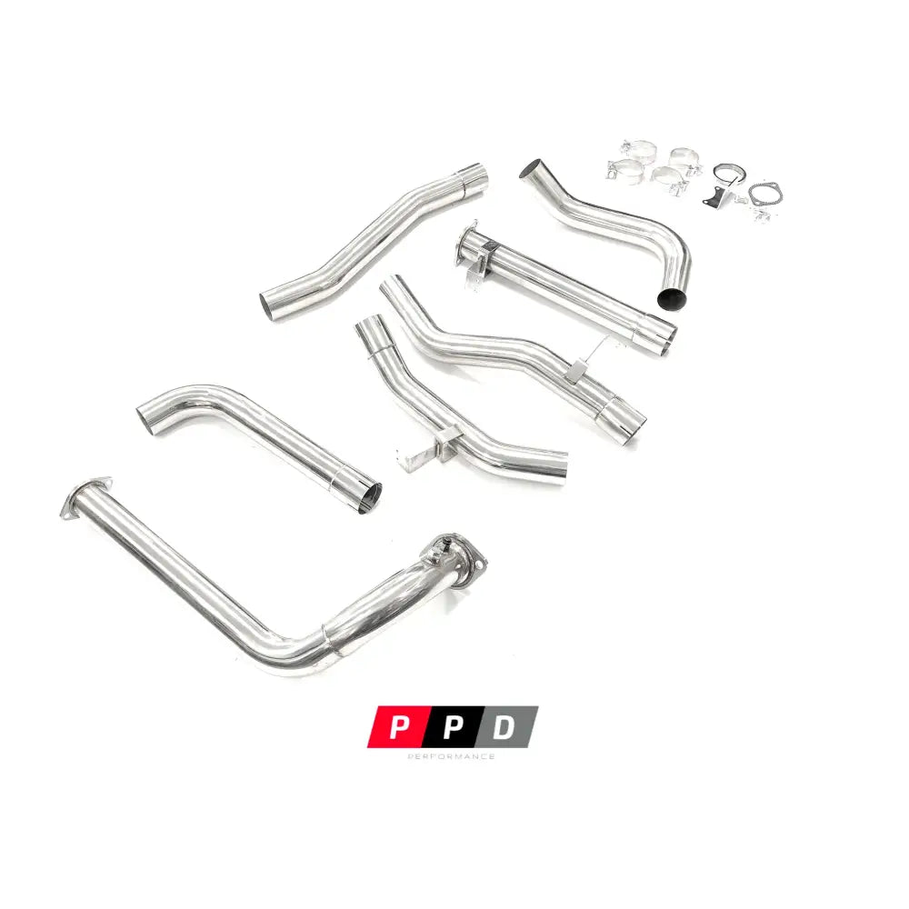 Toyota Landcruiser 78 Series (1999-2007) Troop carrier 1HD 4.2 TD 3’’ Stainless Steel Turbo Back Exhaust - Exhaust