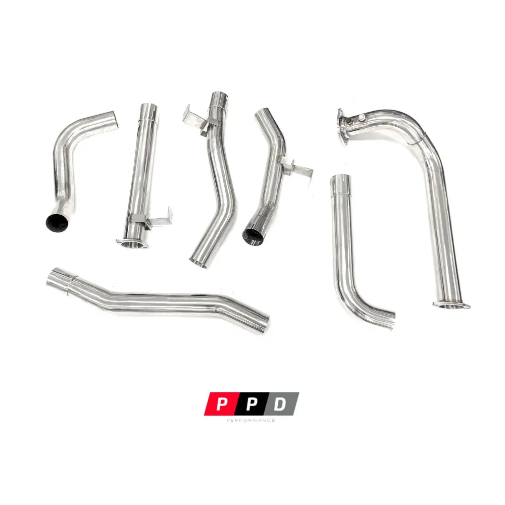 Toyota Landcruiser 78 Series (1999-2007) Troop carrier 1HD 4.2 TD 3’’ Stainless Steel Turbo Back Exhaust - Exhaust