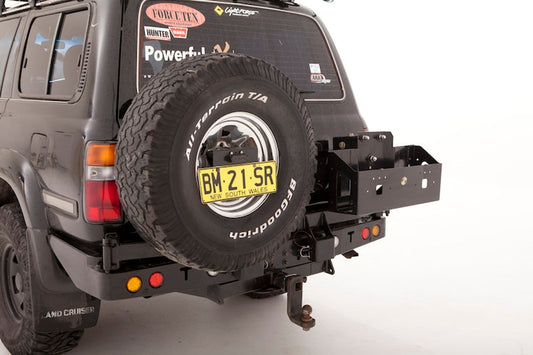 Rockarmor Twin Jerry Can Holder with Lock