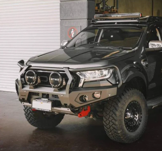 ROCKARMOR GT STEEL HOOP BULLBAR TO SUIT FORD RANGER PX 2 & 3