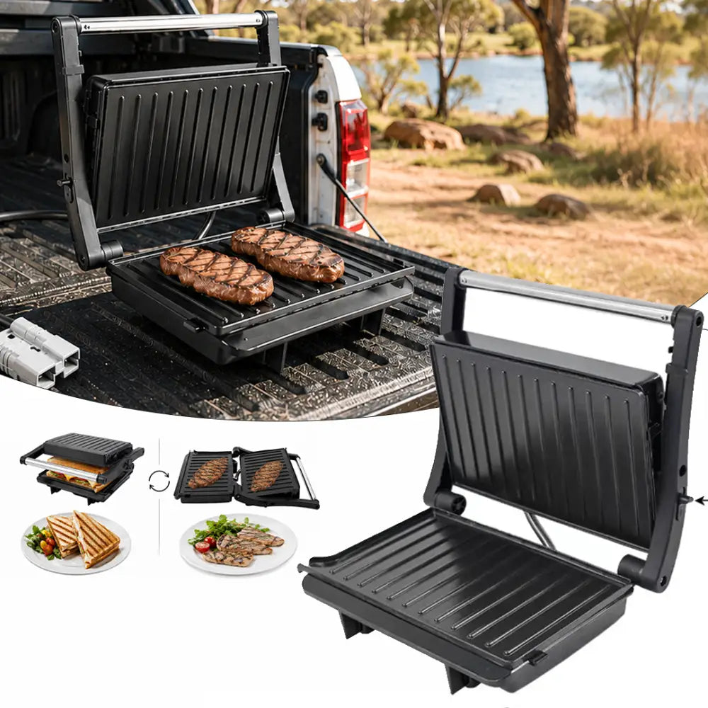 Rockarmor 12V Sandwich Grill Press