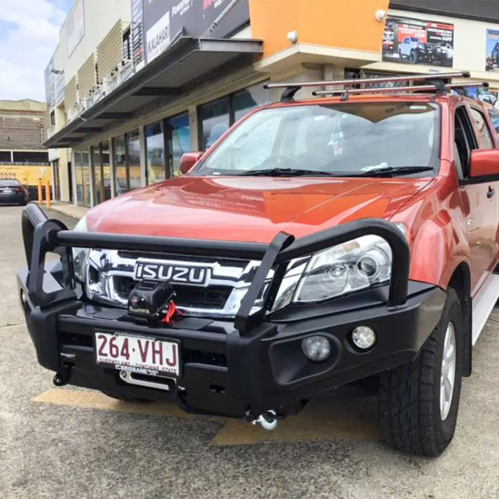 Rockarmor Elite Bullbar Frontal Combo To Suit Isuzu Dmax 2012-2020 (No Bumper Cut) - Winch Bar Combo